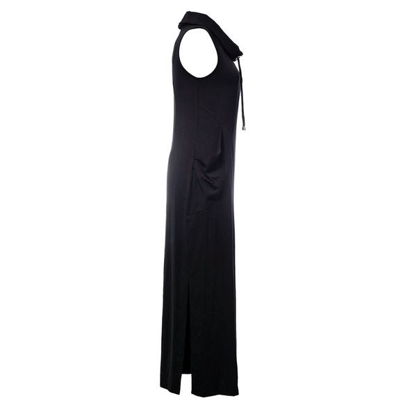 Women's Sleeveless Long Black Dress Size S Cowl Neck Size Slit NWT - Picture 7 of 7